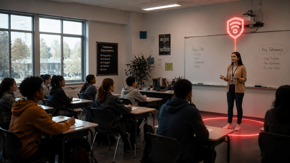 Staff in an education environment