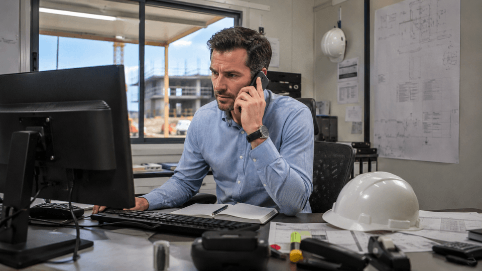 Workplace manager coordinating a response